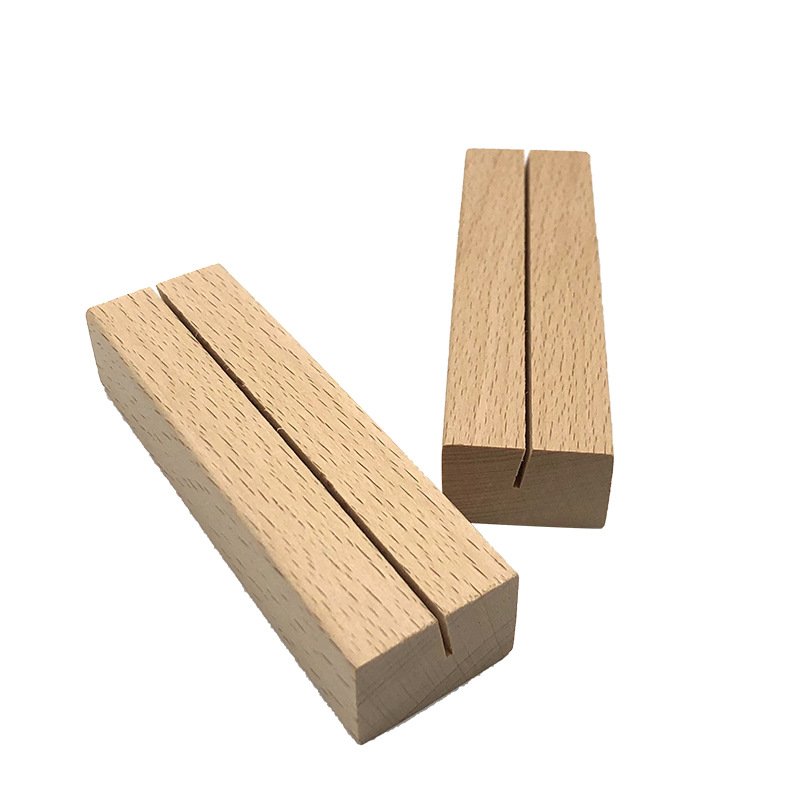 Hoye Crafts Wood Place Card Holders Creative Business Card Holder Funny Wooden Note Folder New Toys 2023 Kids