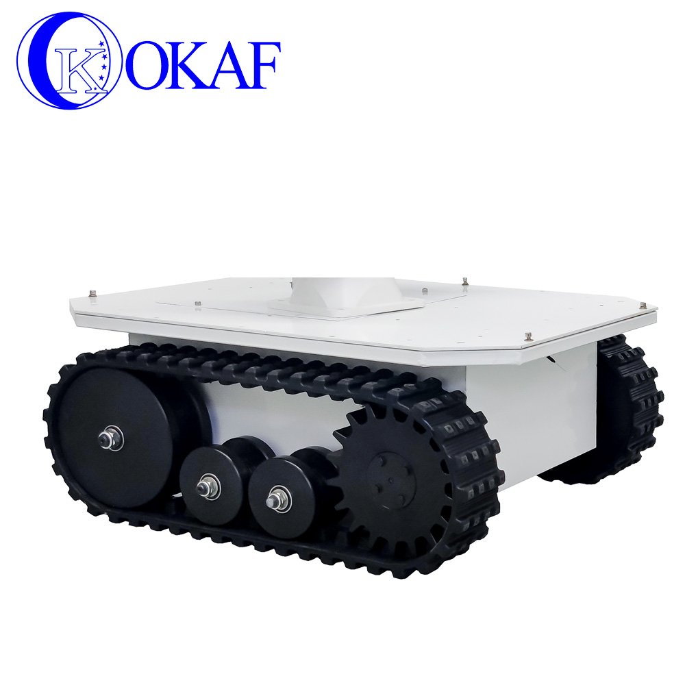 Electric Tracked Robot Platform Undercarriage stair climbing robot tank chassis crawler robot chassis