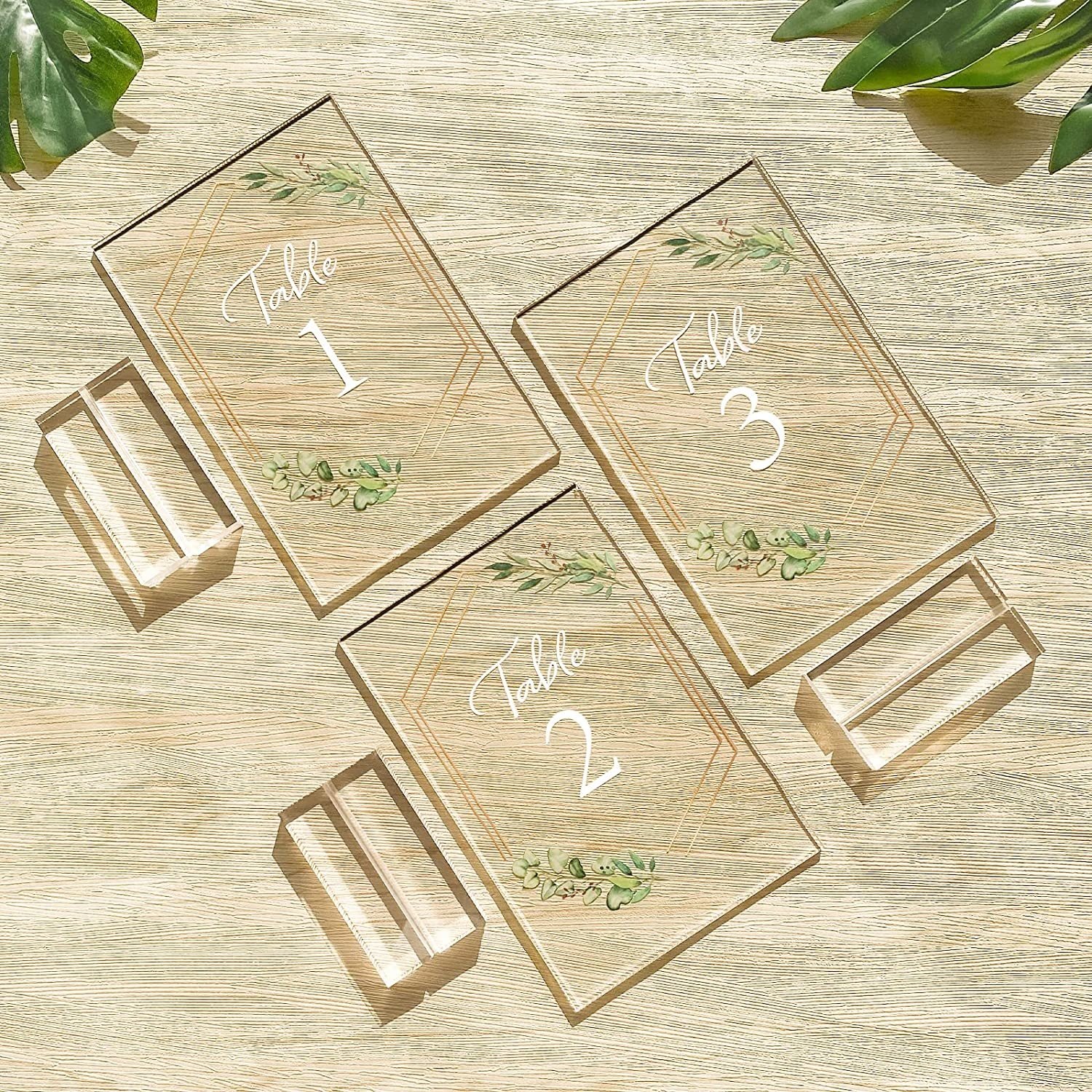 Wedding Supplies Clear Acrylic Place Cards With Holder Wedding Table Number Holders For Wedding Reception
