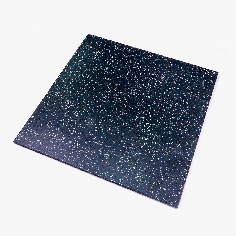 1 m x 1 m x 2.0 Perfect Gym Rubber Flooring Rubber Tile Rubber Granules Square Shape Mat