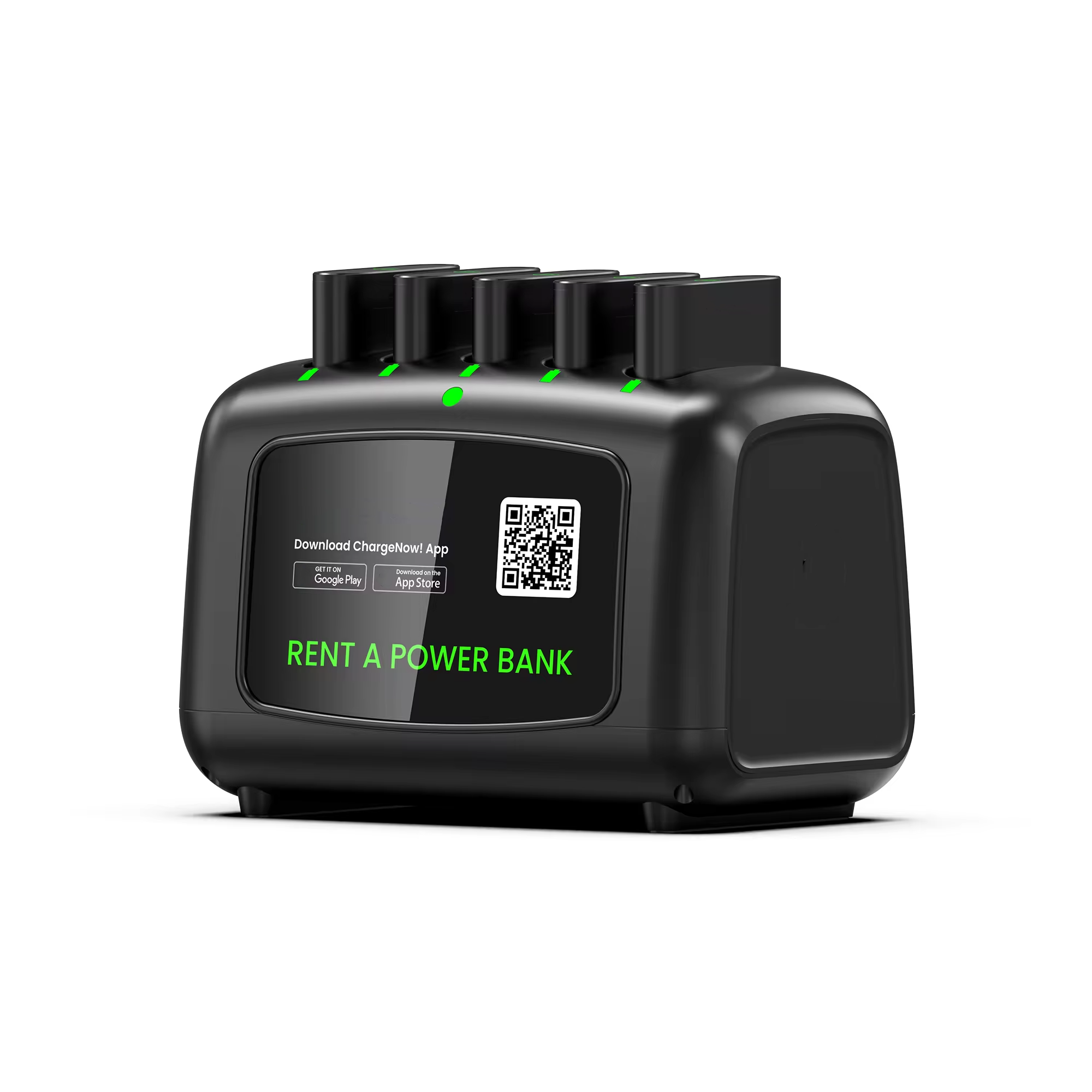 Qr Code Scan Credit Cards Payment Public Mobile Phone Charging Powerbank Station Power Bank Sharing Rental