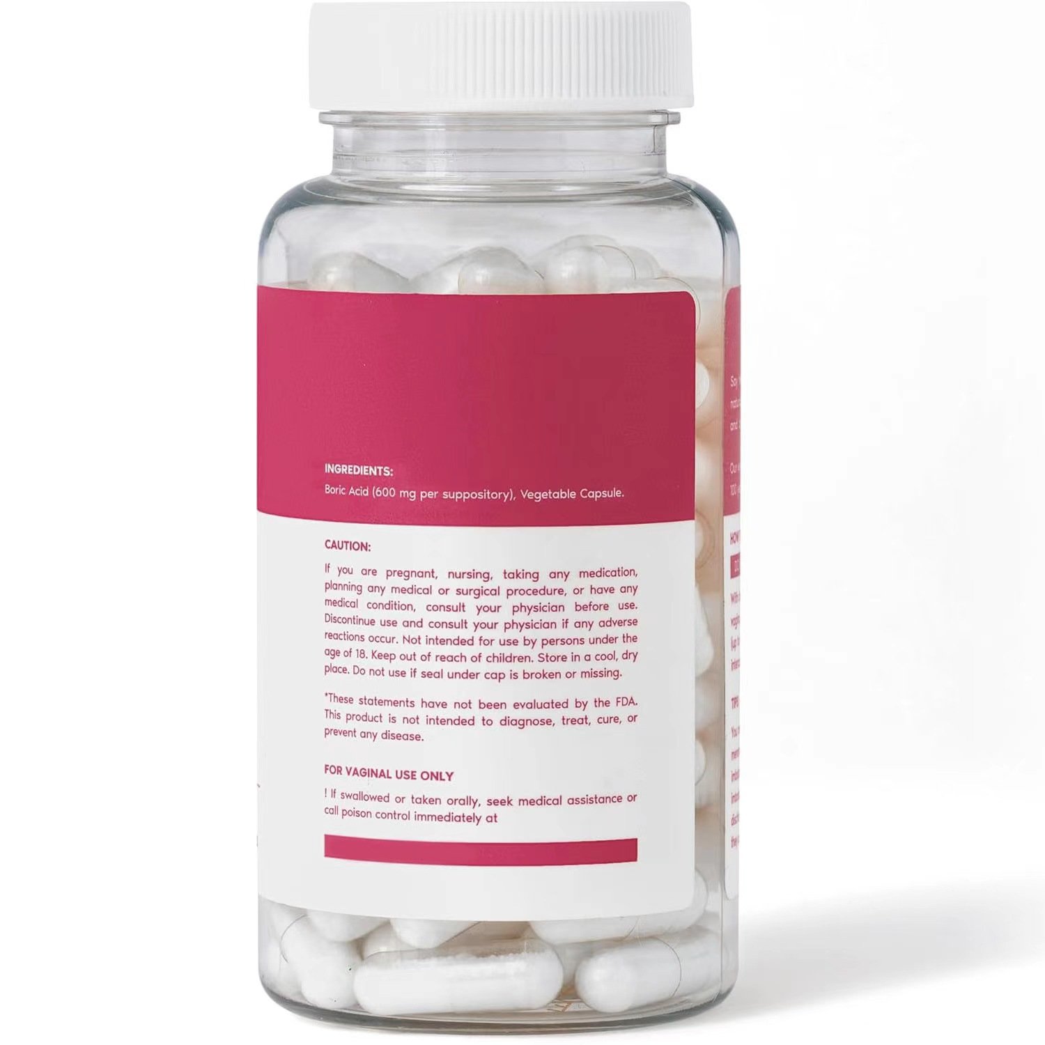 VAGINAL SUPPOSITORIES FOR BALANCED HEALTHY PH Supports Vaginal Health Women Health Capsules probiotics for vaginal health
