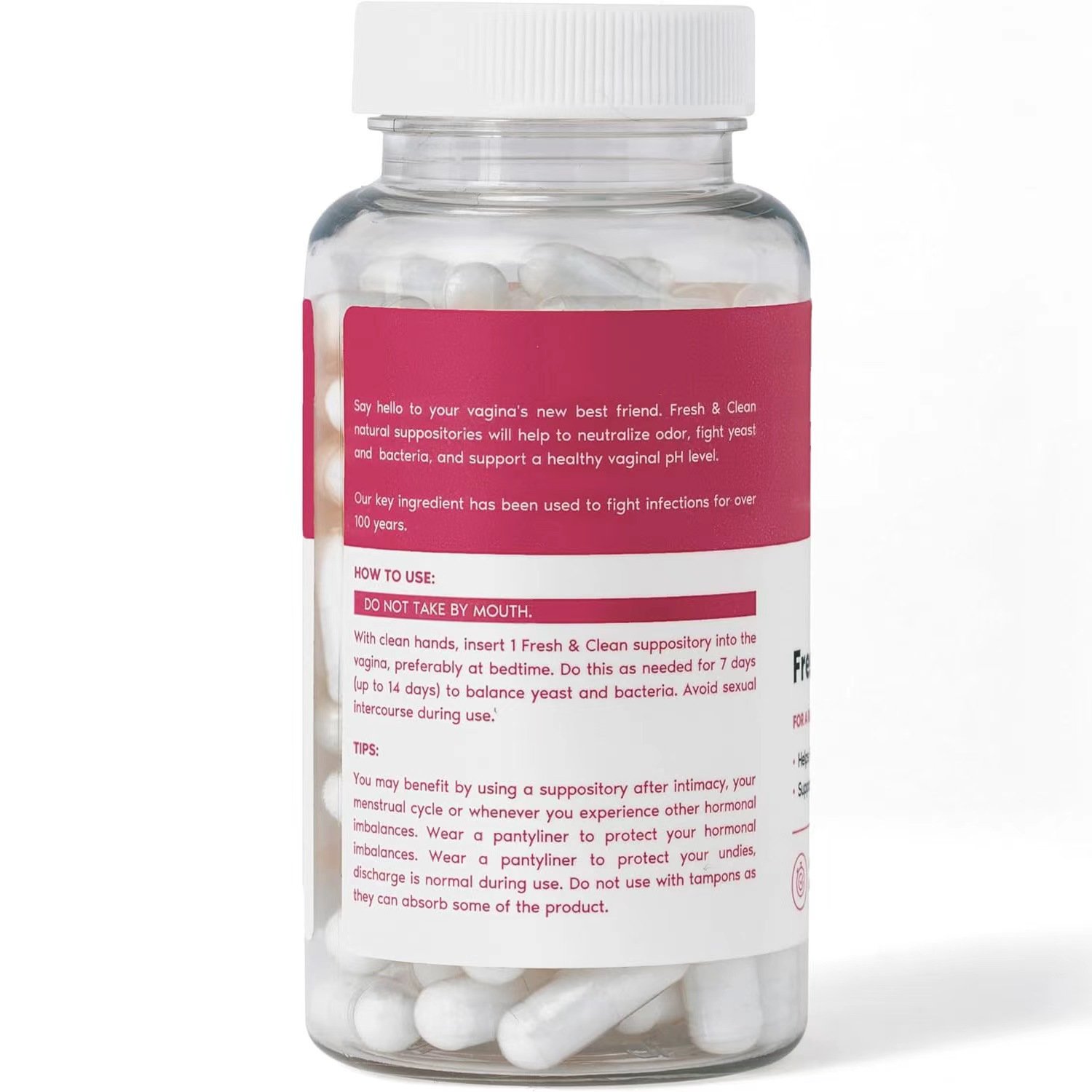 VAGINAL SUPPOSITORIES FOR BALANCED HEALTHY PH Supports Vaginal Health Women Health Capsules probiotics for vaginal health