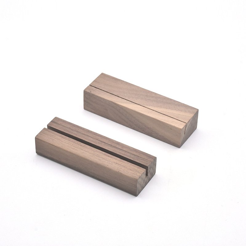 Wood Place Card Wood Sign Table Number Holder Stands Name Card Holder for Wedding Party Events Decoration