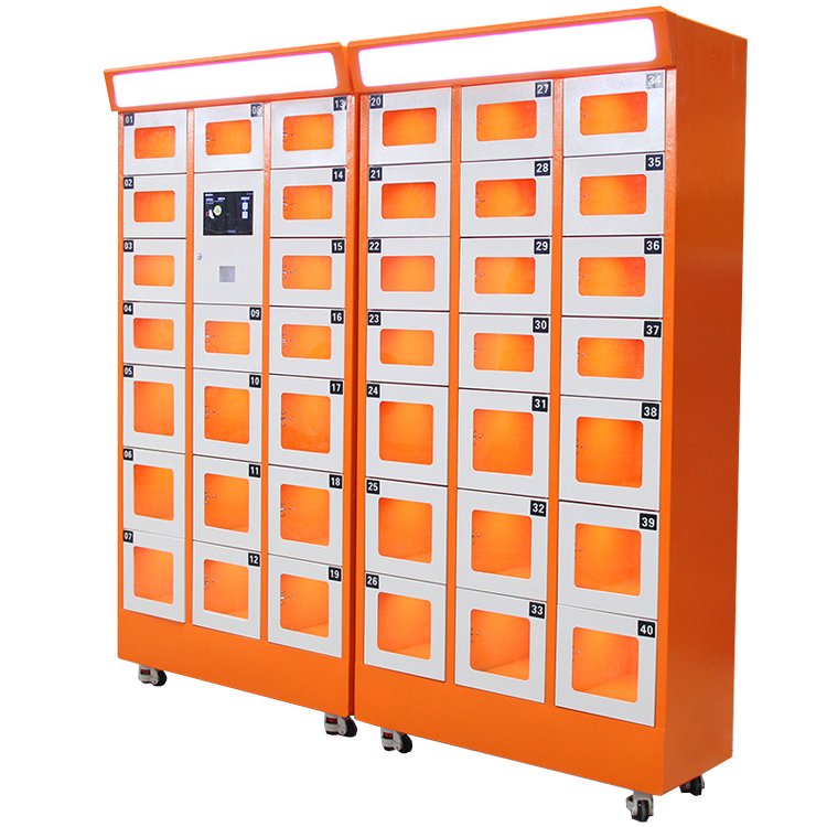 Customized locker smart vending machine food vending machine with automatic heating