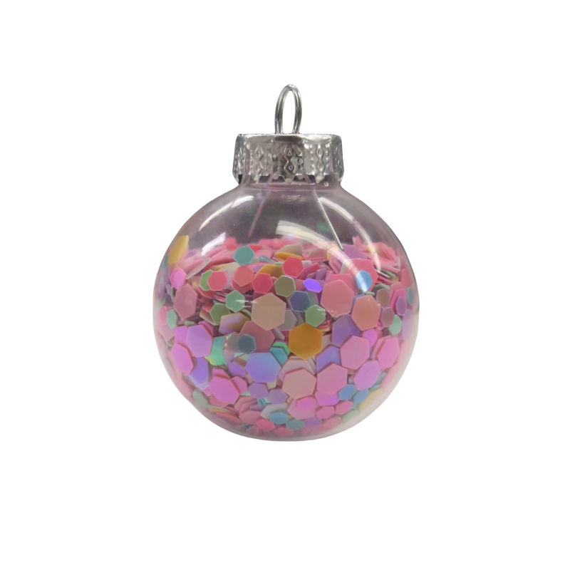 Factory wholesale Clear Glass Flat Bauble Ball Place Name Card Holder For Table Wedding Love Europe Christmas