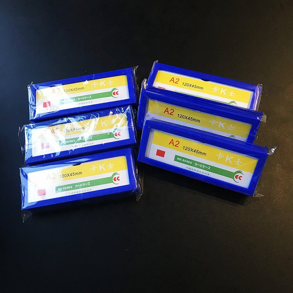 Hot plastic card Holder A2A6A7 magnetic business place card cases