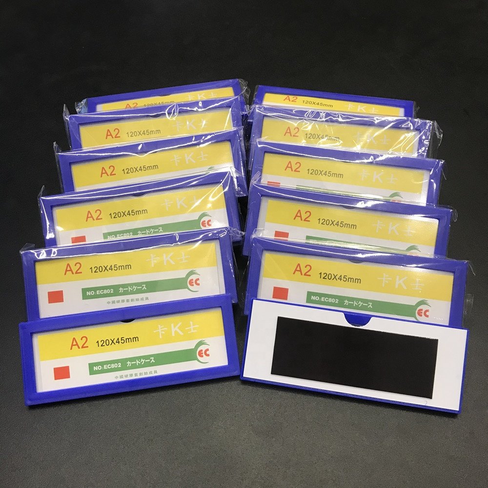 Hot plastic card Holder A2A6A7 magnetic business place card cases