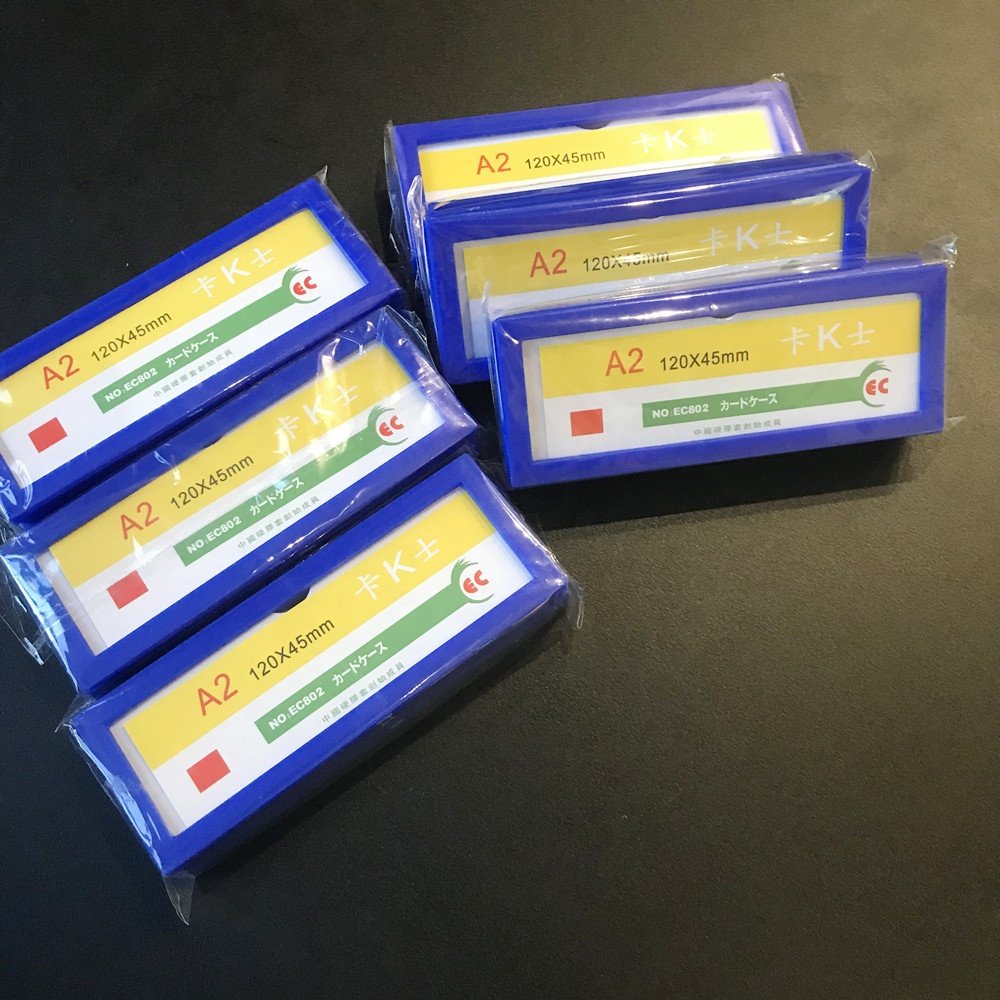 Hot plastic card Holder A2A6A7 magnetic business place card cases
