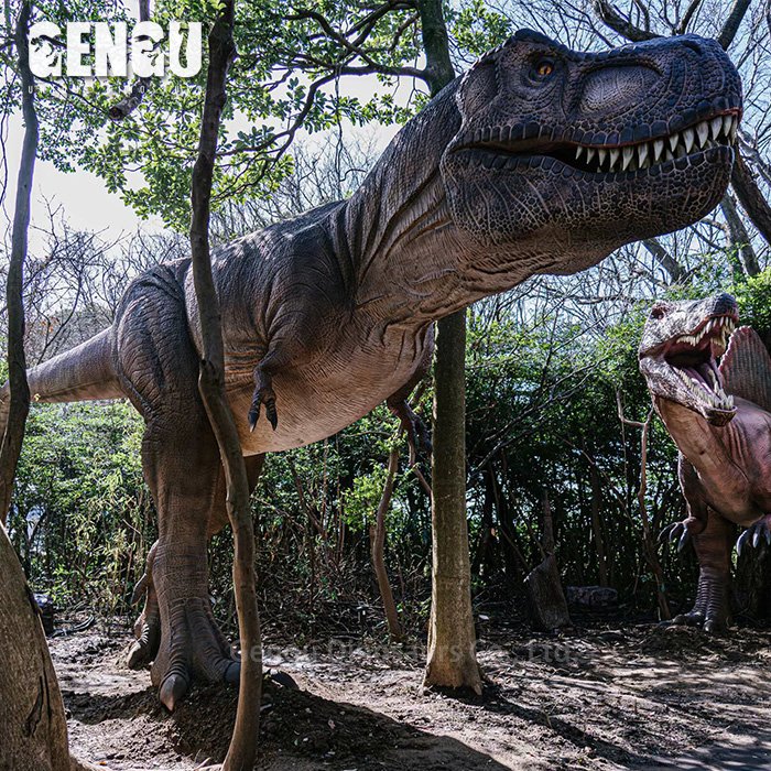 2024 New Animatronic Dinosaur Model High Simulation Big Size T-rex For Park