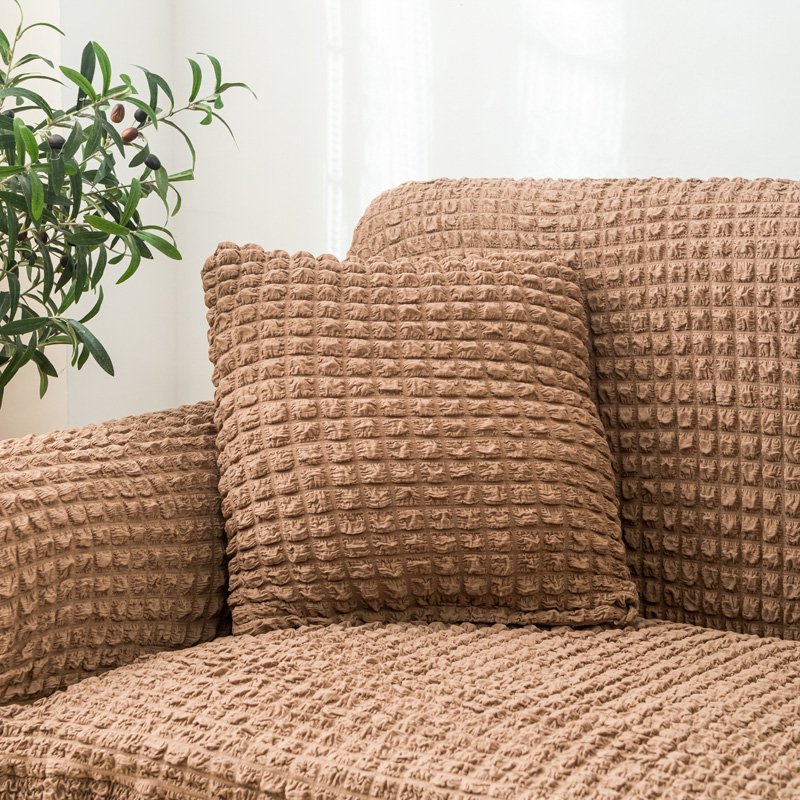 Manufacturer Universal Soft Elastic Stretch 3D Bubble Lattice Spandex Jacquard Sofa Slipcovers for living room