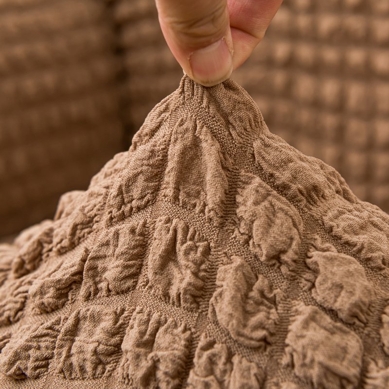 Manufacturer Universal Soft Elastic Stretch 3D Bubble Lattice Spandex Jacquard Sofa Slipcovers for living room