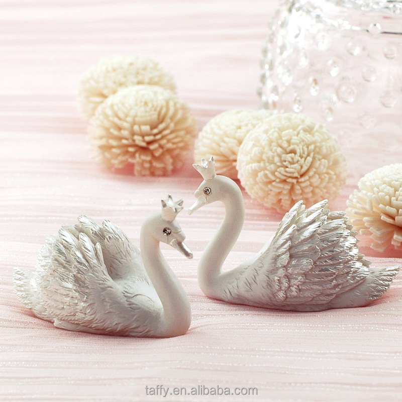 2017 new bridal shower wedding party table decorations supplies centerpiece swan place card holders table number name holder