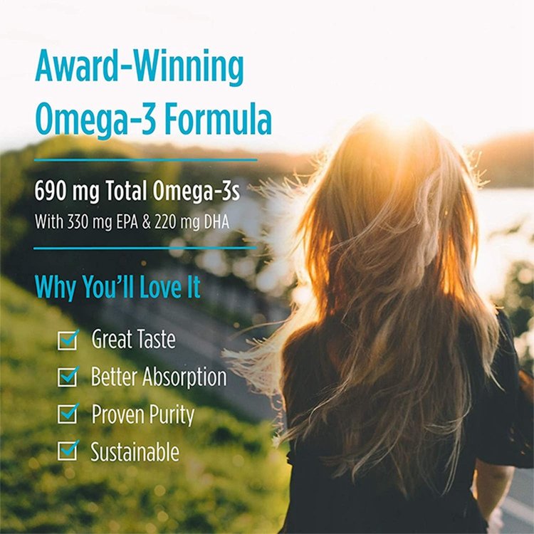 180 Softgels Perfect Maintenance Omega-3 Formula Dietary Supplement Brain Health Heart Healthy