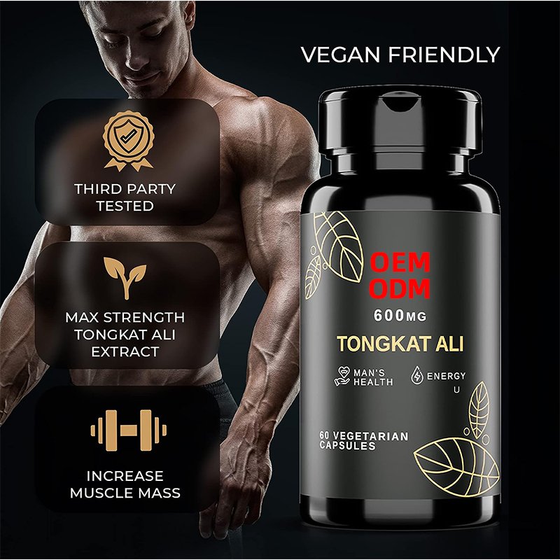 Tongkat Ali 600mg,Eurycoma Longifolia Enhancement Supplement,Improves Athletic Performance Capsules
