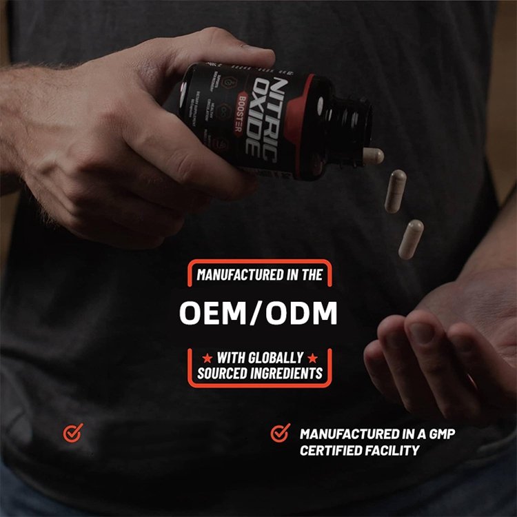 60 Count Nitric Oxide Booster Performance Formula for Stamina & Endurance