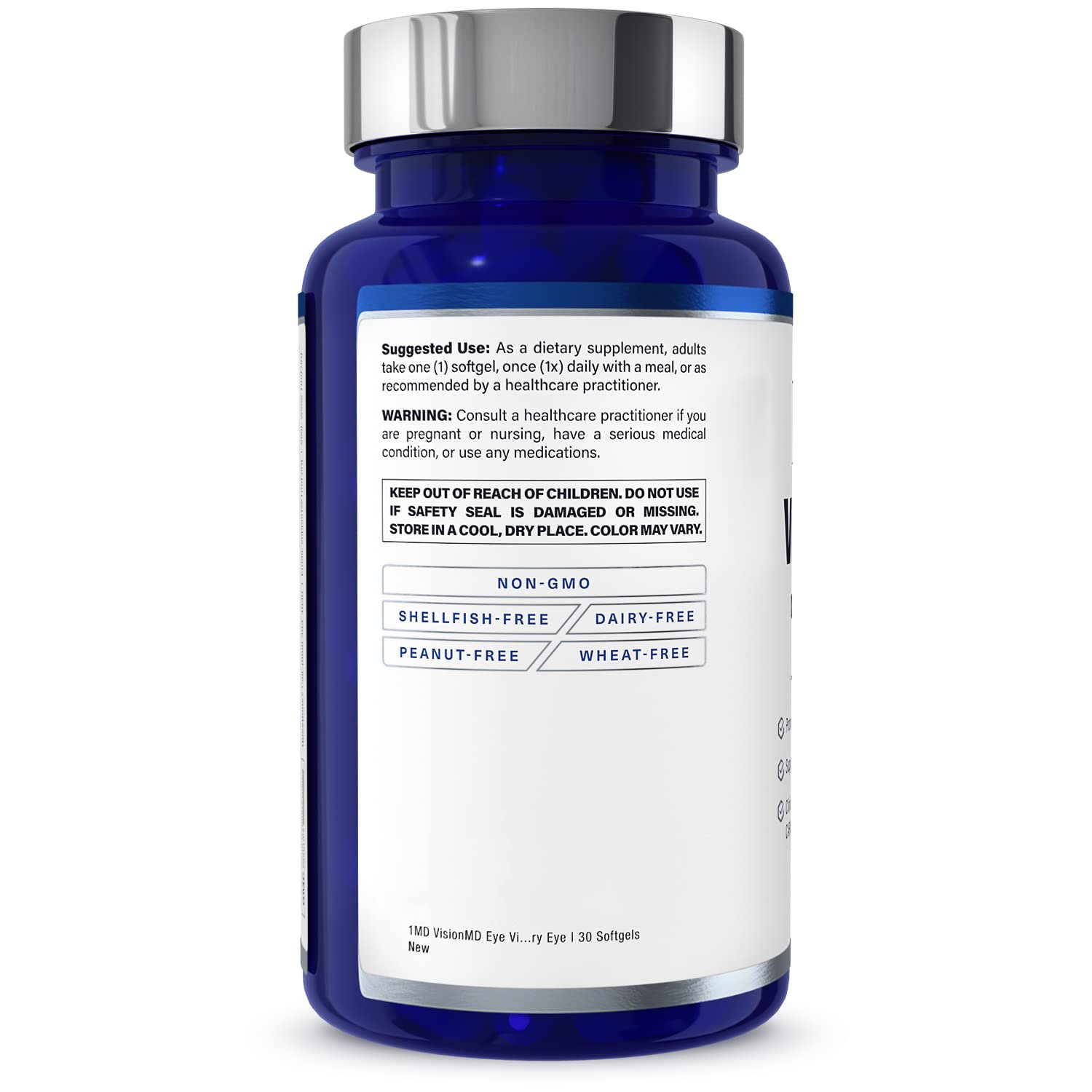 OEM Everyday Nutrition VisionMD Eye Strain Supplement Supports Vision Health Care With OptiLut Lutein
