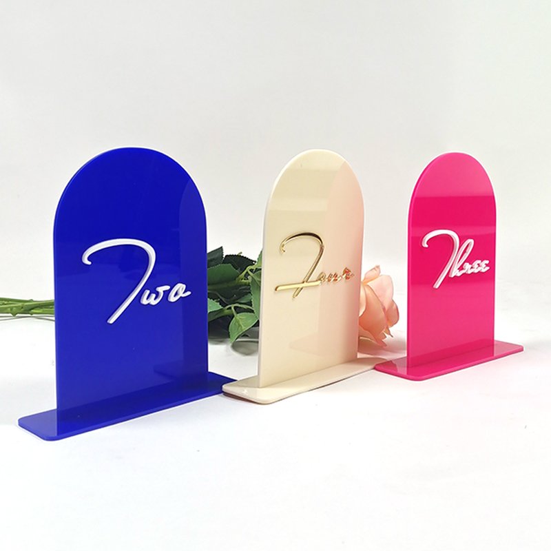 Laser cut table numbers for wedding reception wedding Table number wedding signs place card