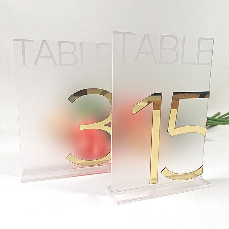 Laser cut table numbers for wedding reception wedding Table number wedding signs place card