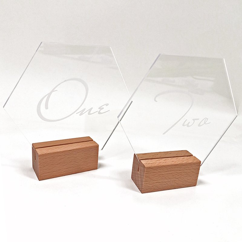 Laser cut table numbers for wedding reception wedding Table number wedding signs place card