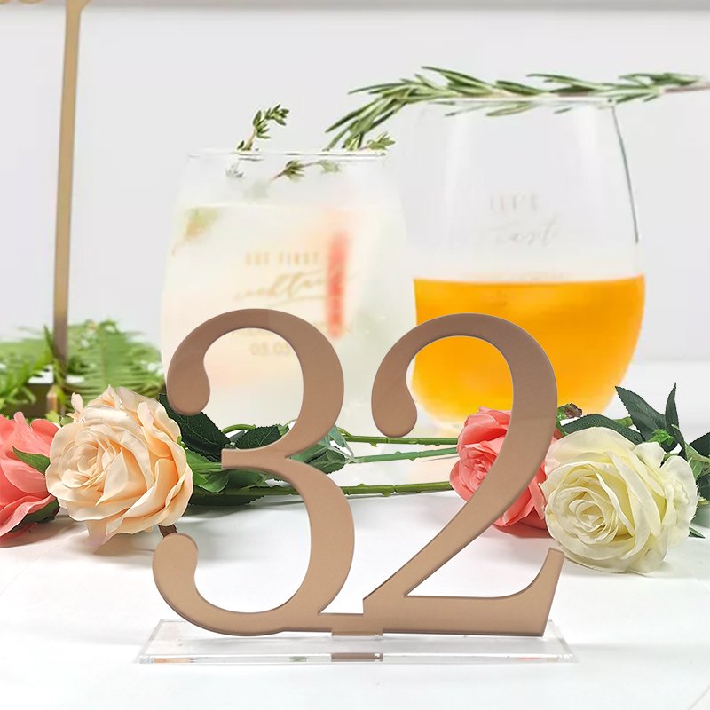 Laser cut table numbers for wedding reception wedding Table number wedding signs place card