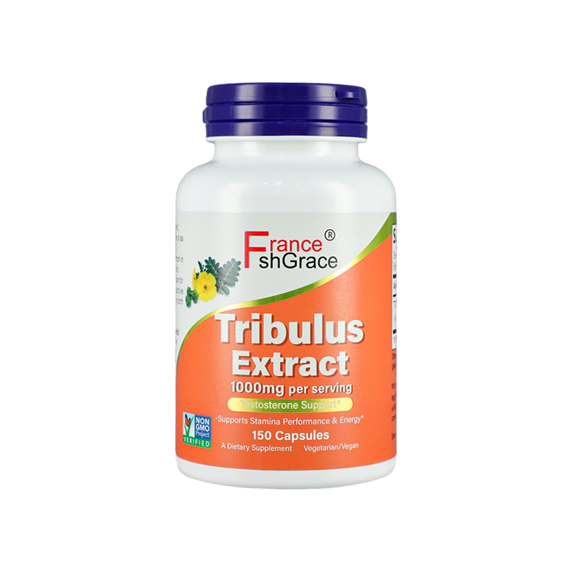 OEM Label Tribulus Terrestris Extract pills for herbal dietary supplement 1000mg 150 capsules