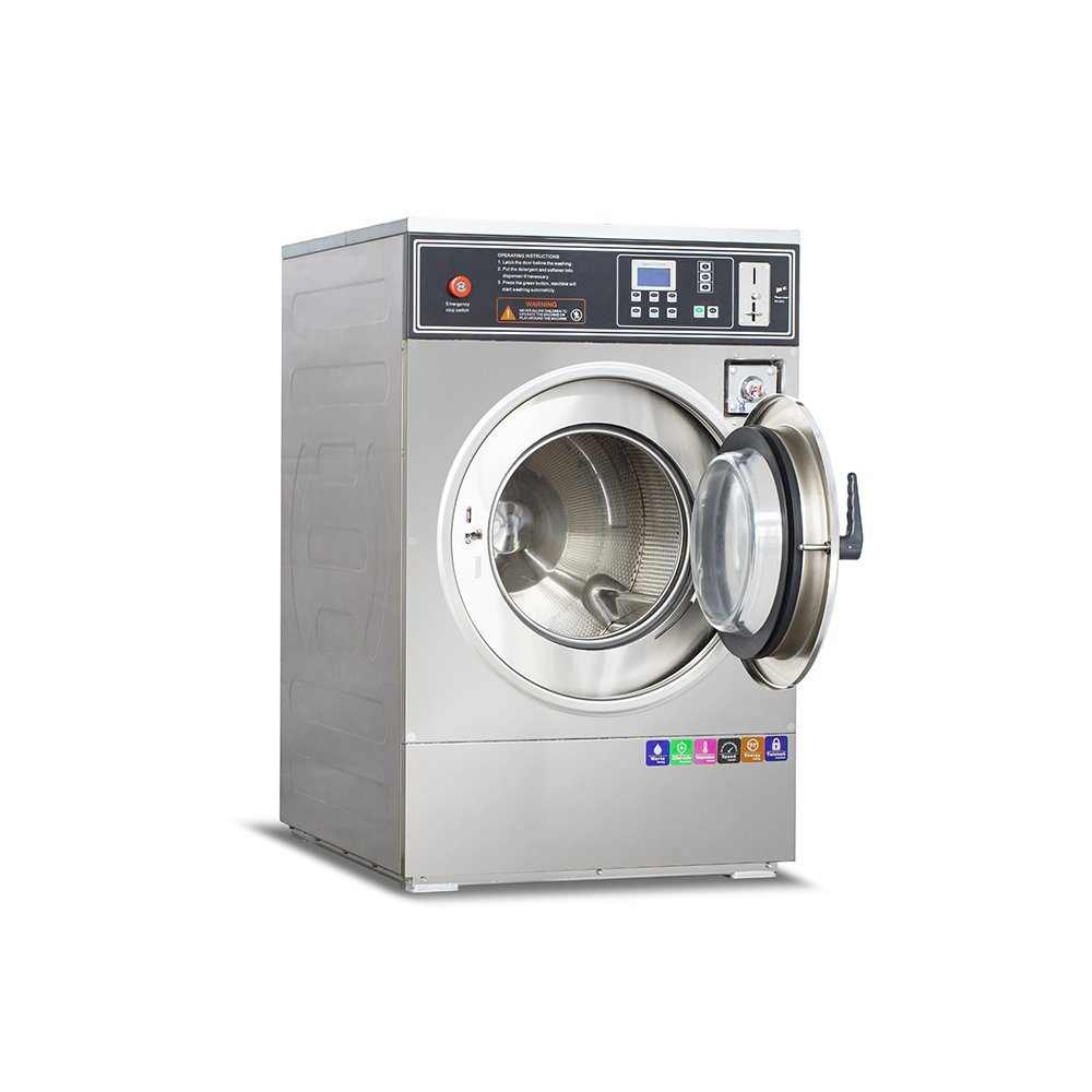 Token Card Coin Operated 15kg Commercial Laundry Washing Machine