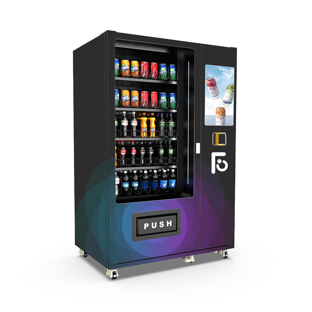 FEISHI Hot Sale Self Serve Vending Machine Refrigerator For Alcoholic Drinks And Snacks