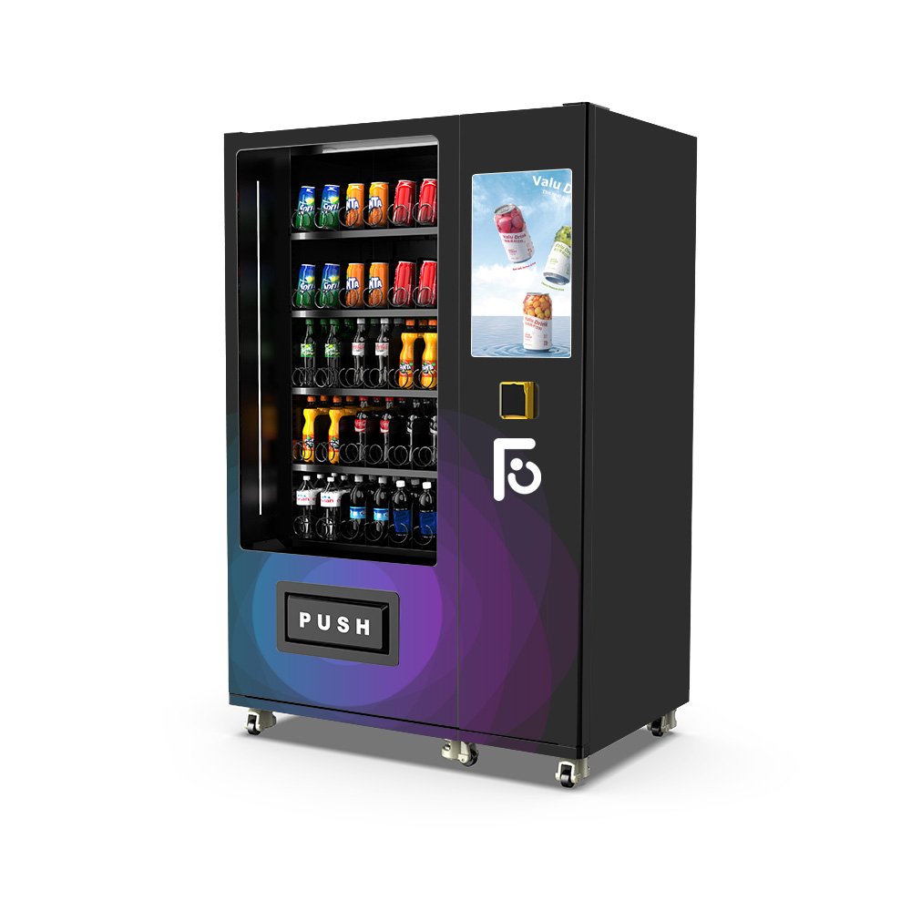 FEISHI Hot Sale Self Serve Vending Machine Refrigerator For Alcoholic Drinks And Snacks