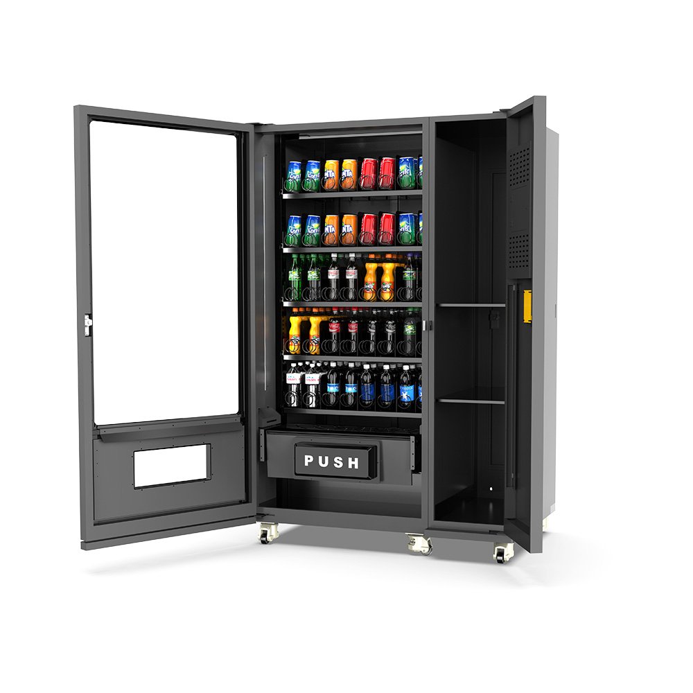 FEISHI Hot Sale Self Serve Vending Machine Refrigerator For Alcoholic Drinks And Snacks