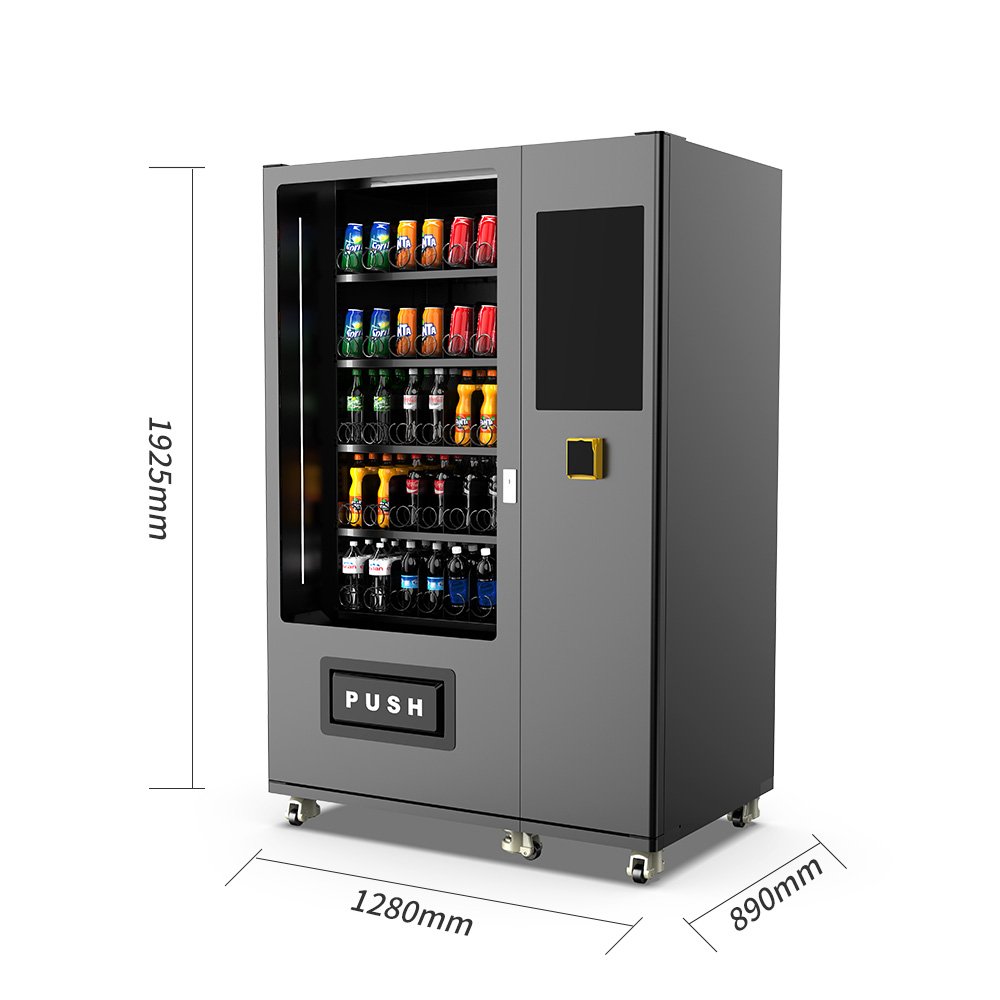 FEISHI Hot Sale Self Serve Vending Machine Refrigerator For Alcoholic Drinks And Snacks