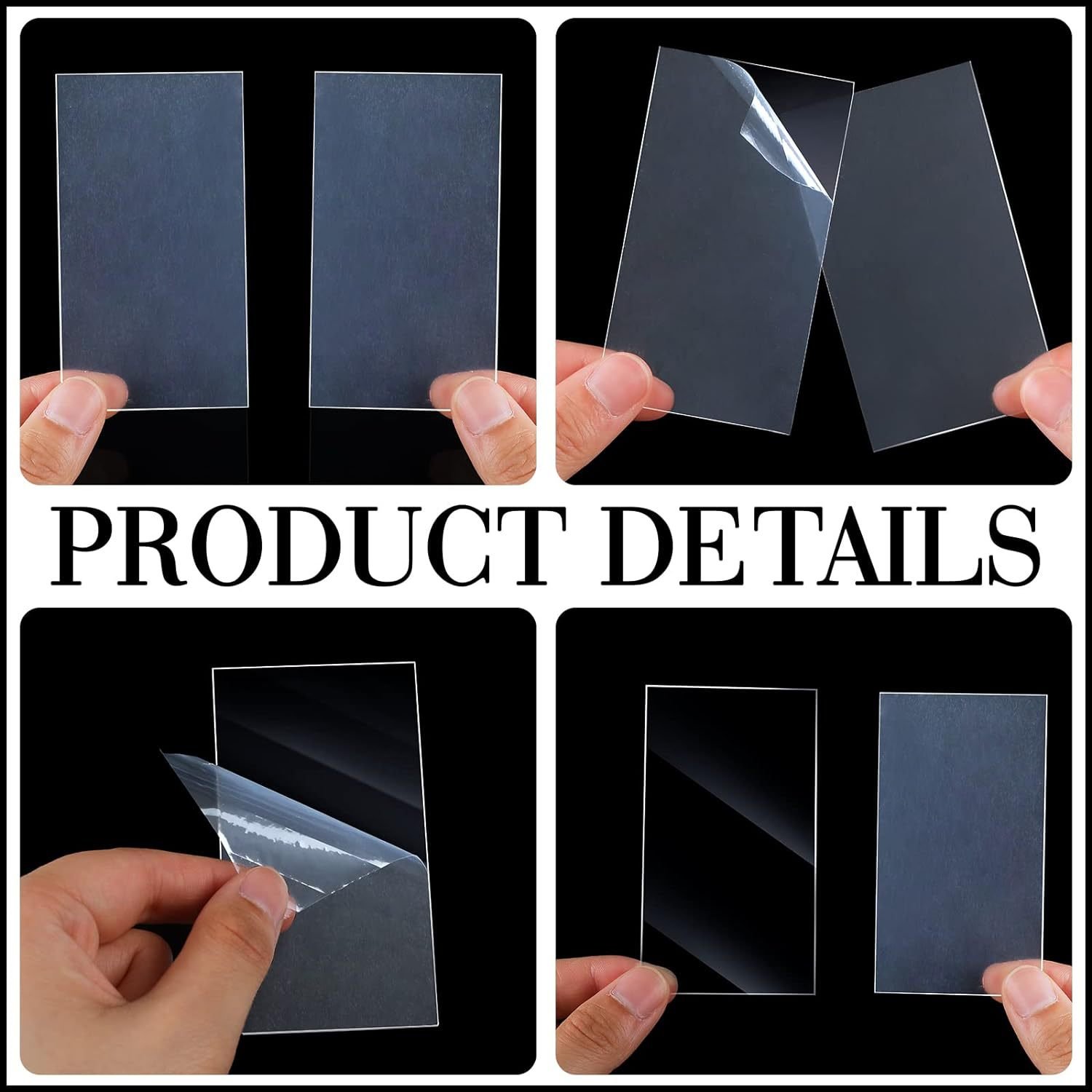 Clear Acrylic Place Cards Blank Wedding Table Seating Cards DIY Guest Name Signs for Wedding Party Birthday Dinner Table Decor