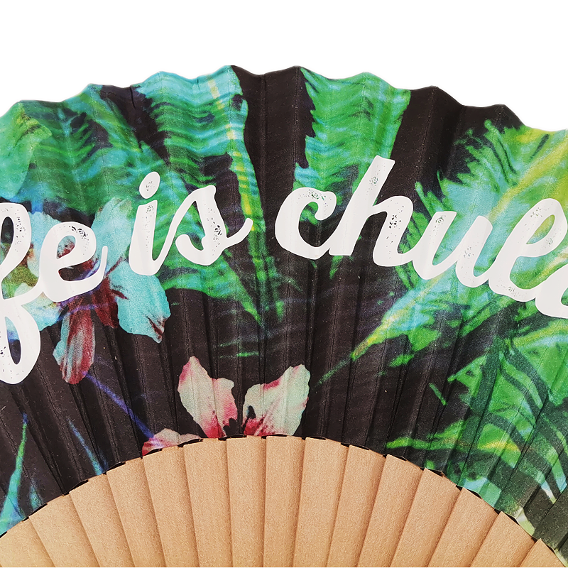 Hot sale cheap personalized wooden hand fan in good quality for decoration gifts