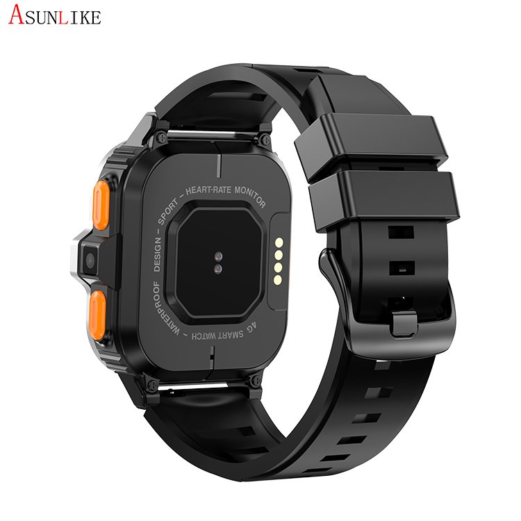 PGD WATCH Square 4G Android smartwatch 4+64GB Dual camera SIM card WiFi GPS men watch