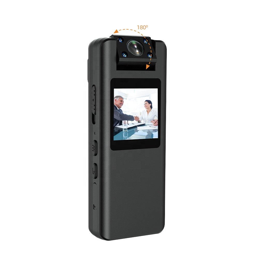 Vandlion A22 Full HD 1080P Sports DV Night Vision Motion Detection 2200mAh Bodycam with LCD Screen Webcam for Riding Bike