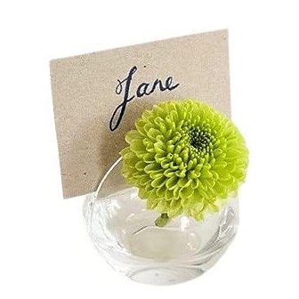 Wedding favors glass vase place card holders crystal hanging Terrarium card holder Eco-friendly