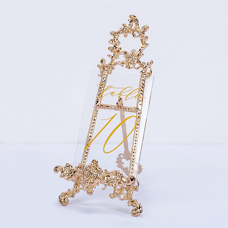 gold silver wedding party place card holder decoration picture photo frame cake stand for Wedding christmas cookie display rack
