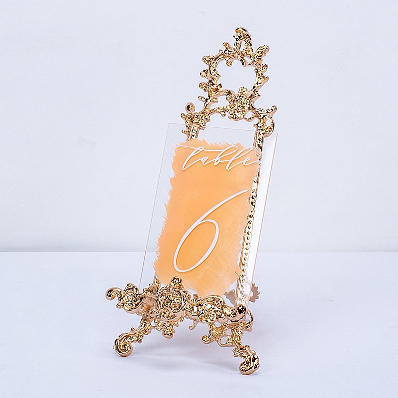 gold silver wedding party place card holder decoration picture photo frame cake stand for Wedding christmas cookie display rack