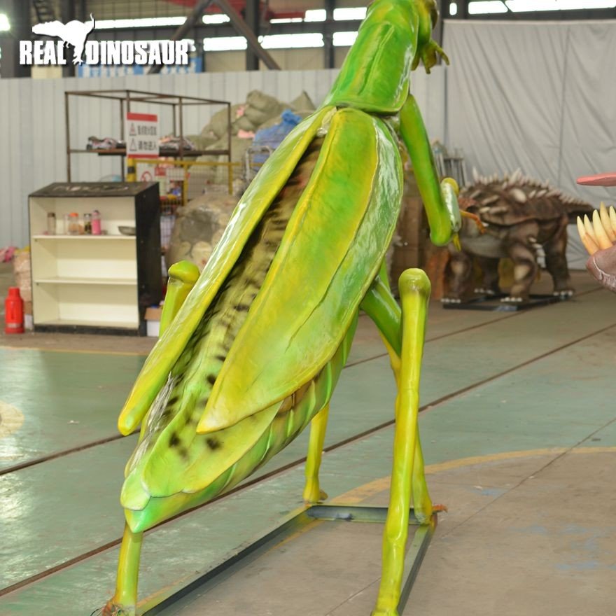 Artifical animatronic mantodea life size animatronic animal model