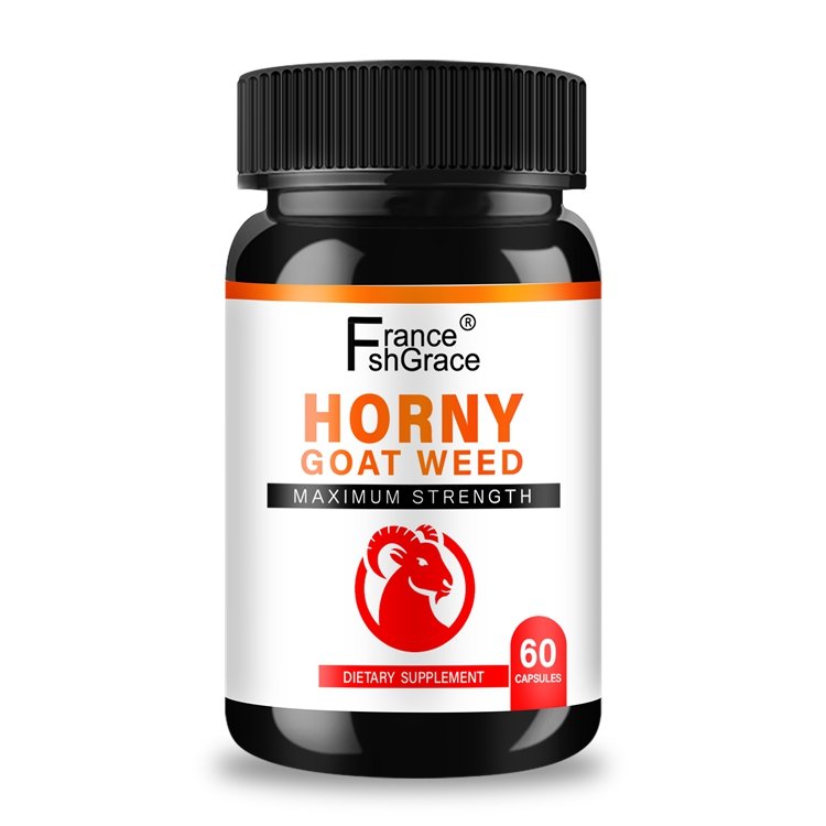 Maca Root Ginseng Yohimbine Tribulus L-Arginine 60 Count Horny Goat Weed For Men and Women
