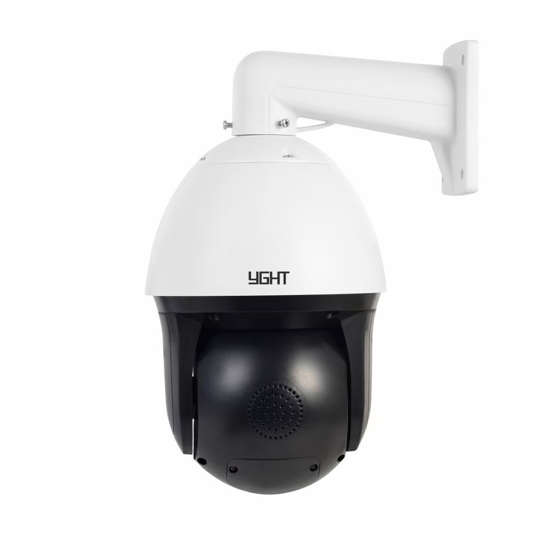 YGHT 4K PTZ Camera 20X Optical Zoom Full-Color Night Vision IP66 Waterproof Smart Detection Home Security Camera
