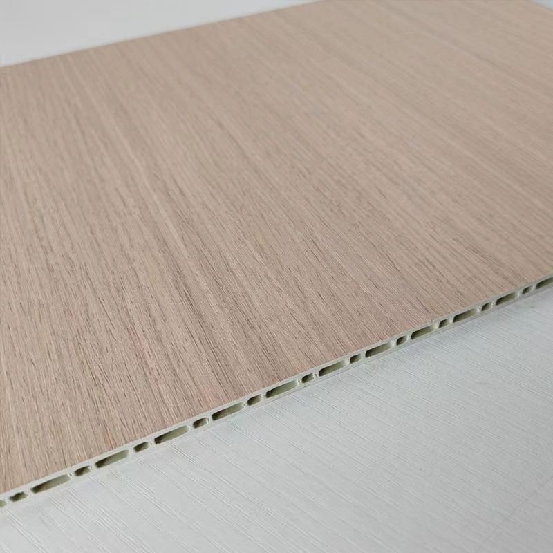 Decorative wall panels for public places, wood grain series PVC wall panels