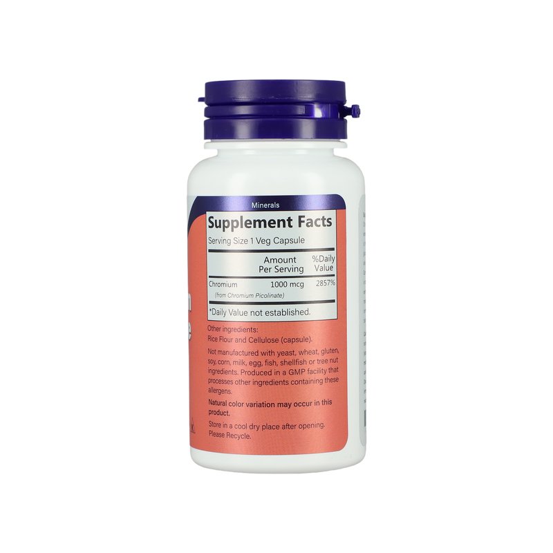 Chromium Picolinate insulin factor 1000 mg Vegetarian Capsules 100 Capsules for Adults