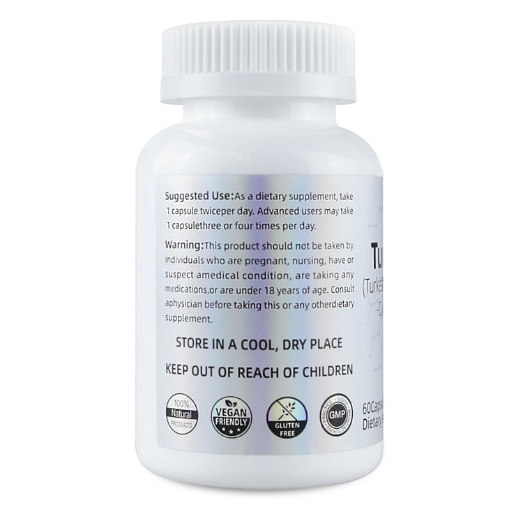 60 Capsules Turkesterone Hydroxypropyl-B-Cyclodextrin Complex Dietary Supplement Capsules