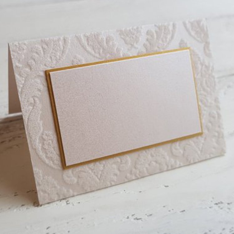 custom printed luxury paper place card wedding table name cards