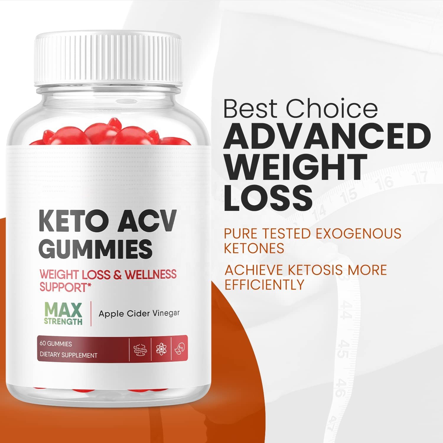 Private label apple vinegar bhb fat burning multi keto acv vitamin gummies custom halal gummy vitamins