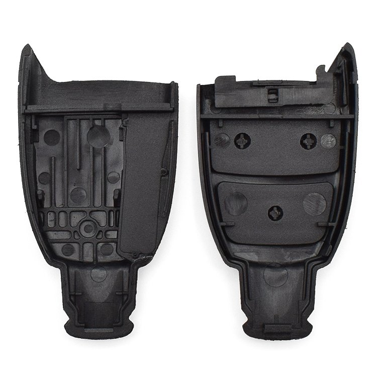 F-iat 3 button smart remote key shell without logo no key blade blank car key cover