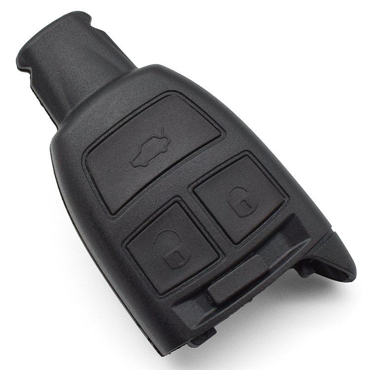 F-iat 3 button smart remote key shell without logo no key blade blank car key cover