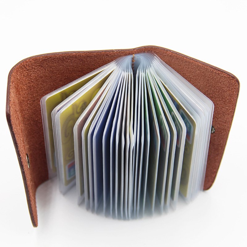 High Quality Promotion Place Business ID Credit Leather Card Holder Wallet