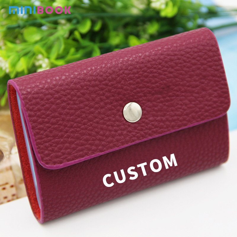 High Quality Promotion Place Business ID Credit Leather Card Holder Wallet